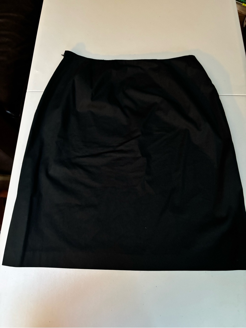 Linda Allard Ellen Tracy Classic Black Women's Straight Skirt